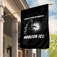 Protect Your Neighbors Abolish Ice Garden Flag Monster Resitance Protest Graphic