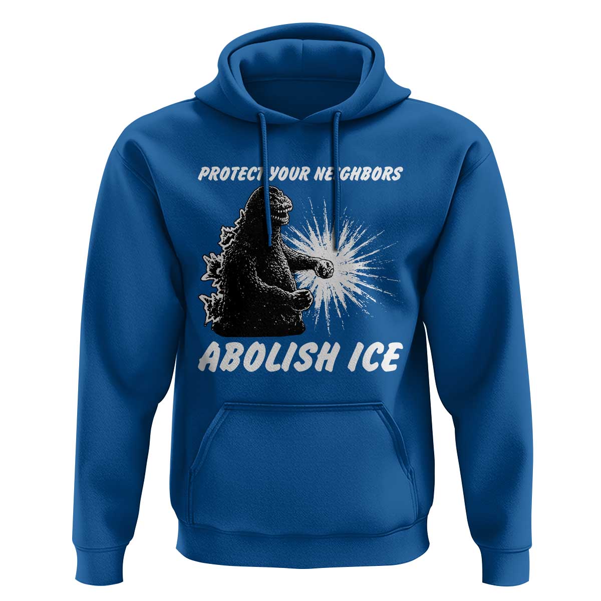 Protect Your Neighbors Abolish Ice Hoodie Monster Resitance Protest Graphic