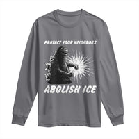 Protect Your Neighbors Abolish Ice Long Sleeve Shirt Monster Resitance Protest Graphic