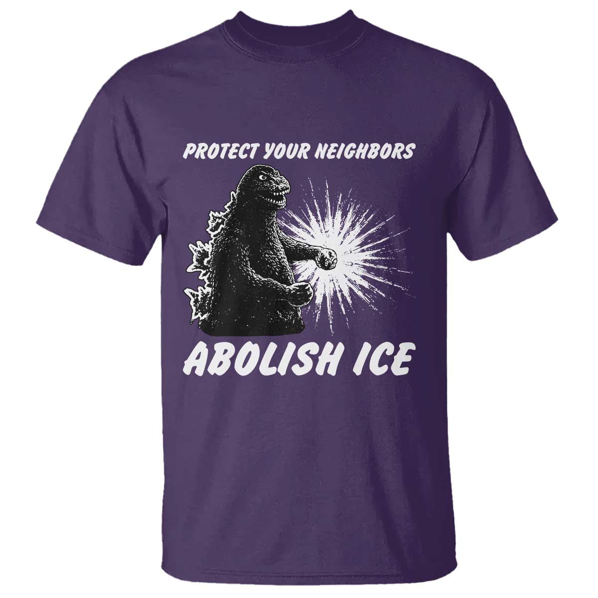Protect Your Neighbors Abolish Ice T Shirt Monster Resitance Protest Graphic