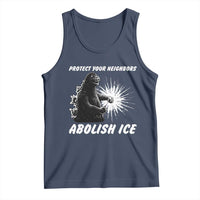 Protect Your Neighbors Abolish Ice Tank Top Monster Resitance Protest Graphic
