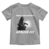 Protect Your Neighbors Abolish Ice Toddler T Shirt Monster Resitance Protest Graphic