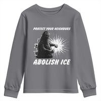 Protect Your Neighbors Abolish Ice Youth Sweatshirt Monster Resitance Protest Graphic