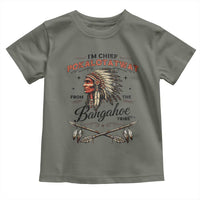 Funny I'm Chief Pokalotatwat from The Tribe Toddler T Shirt Indigenous Native American Vintage Headdress