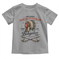 Funny I'm Chief Pokalotatwat from The Tribe Toddler T Shirt Indigenous Native American Vintage Headdress