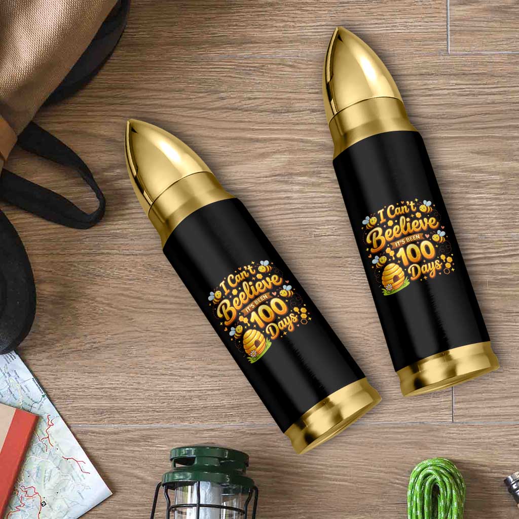 I Can't Believe It's Been 100 Days of School Cute Bee Bullet Tumbler