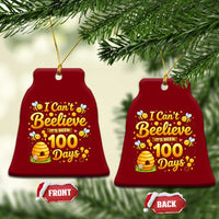 I Can't Believe It's Been 100 Days of School Cute Bee Ceramic Ornament