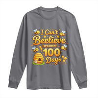 I Can't Believe It's Been 100 Days of School Cute Bee Long Sleeve Shirt
