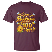 I Can't Believe It's Been 100 Days of School Cute Bee T Shirt