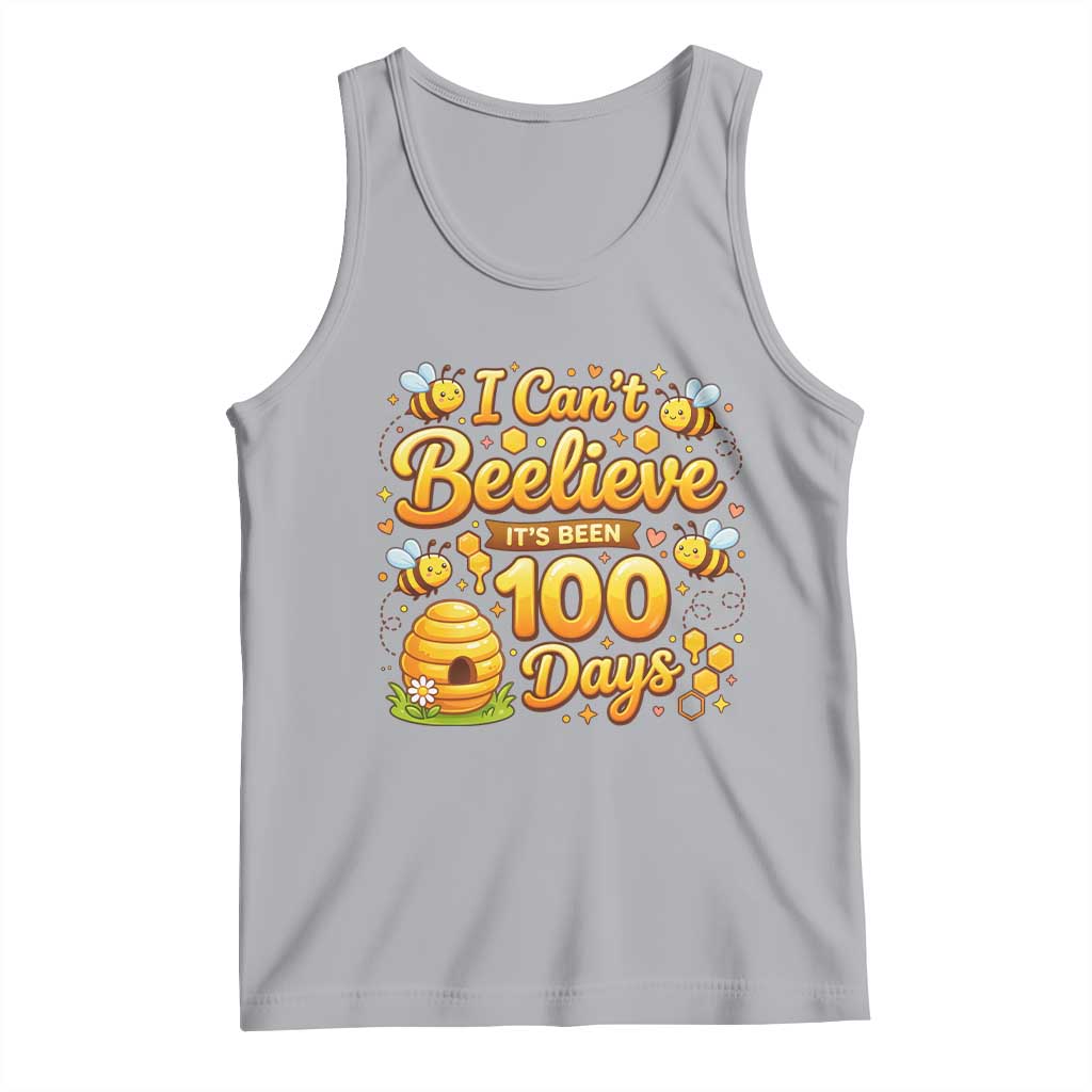 I Can't Believe It's Been 100 Days of School Cute Bee Tank Top