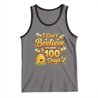 I Can't Believe It's Been 100 Days of School Cute Bee Tank Top