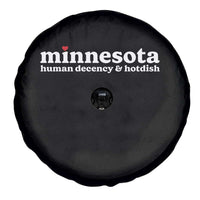 Minnesota Human Decency and Hotdish Spare Tire Cover MN Nice Social Justice and Human Rights