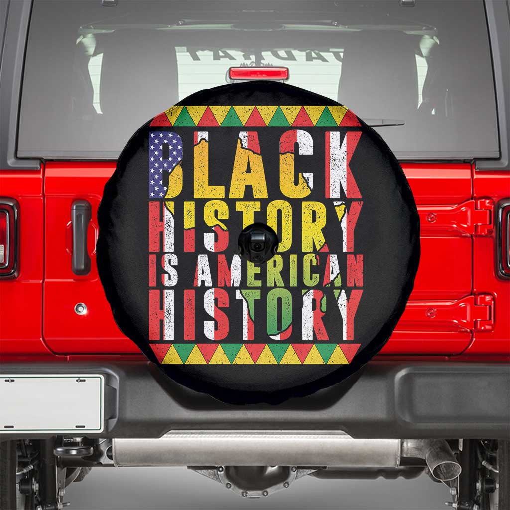 Black History is American History Spare Tire Cover Patriotic African Pride
