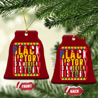Black History is American History Ceramic Ornament Patriotic African Pride