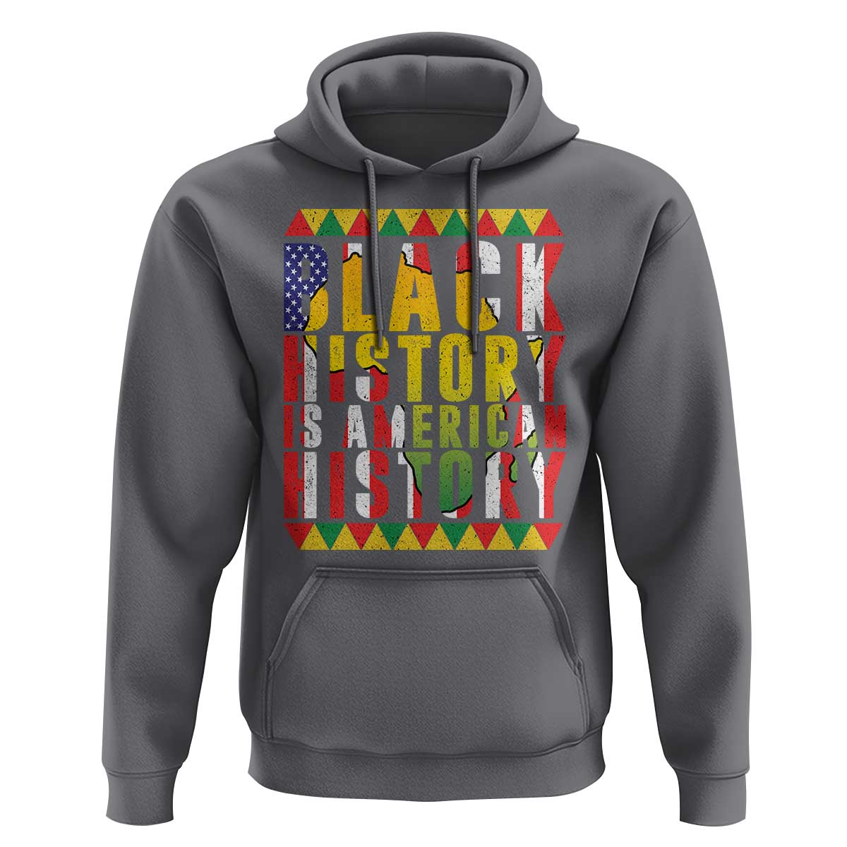 Black History is American History Hoodie Patriotic African Pride
