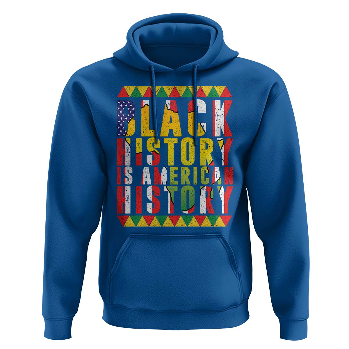 Black History is American History Hoodie Patriotic African Pride