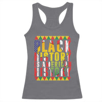 Black History is American History Racerback Tank Top Patriotic African Pride