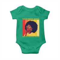 Black History Month Afro Woman Baby Onesie Educated Melanated Elevated African American Empowerment