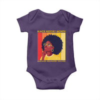 Black History Month Afro Woman Baby Onesie Educated Melanated Elevated African American Empowerment