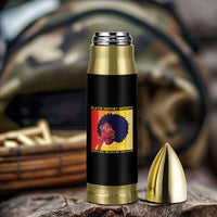 Black History Month Afro Woman Bullet Tumbler Educated Melanated Elevated African American Empowerment