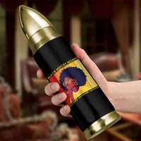 Black History Month Afro Woman Bullet Tumbler Educated Melanated Elevated African American Empowerment