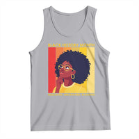 Black History Month Afro Woman Tank Top Educated Melanated Elevated African American Empowerment