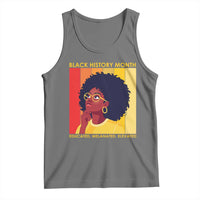 Black History Month Afro Woman Tank Top Educated Melanated Elevated African American Empowerment