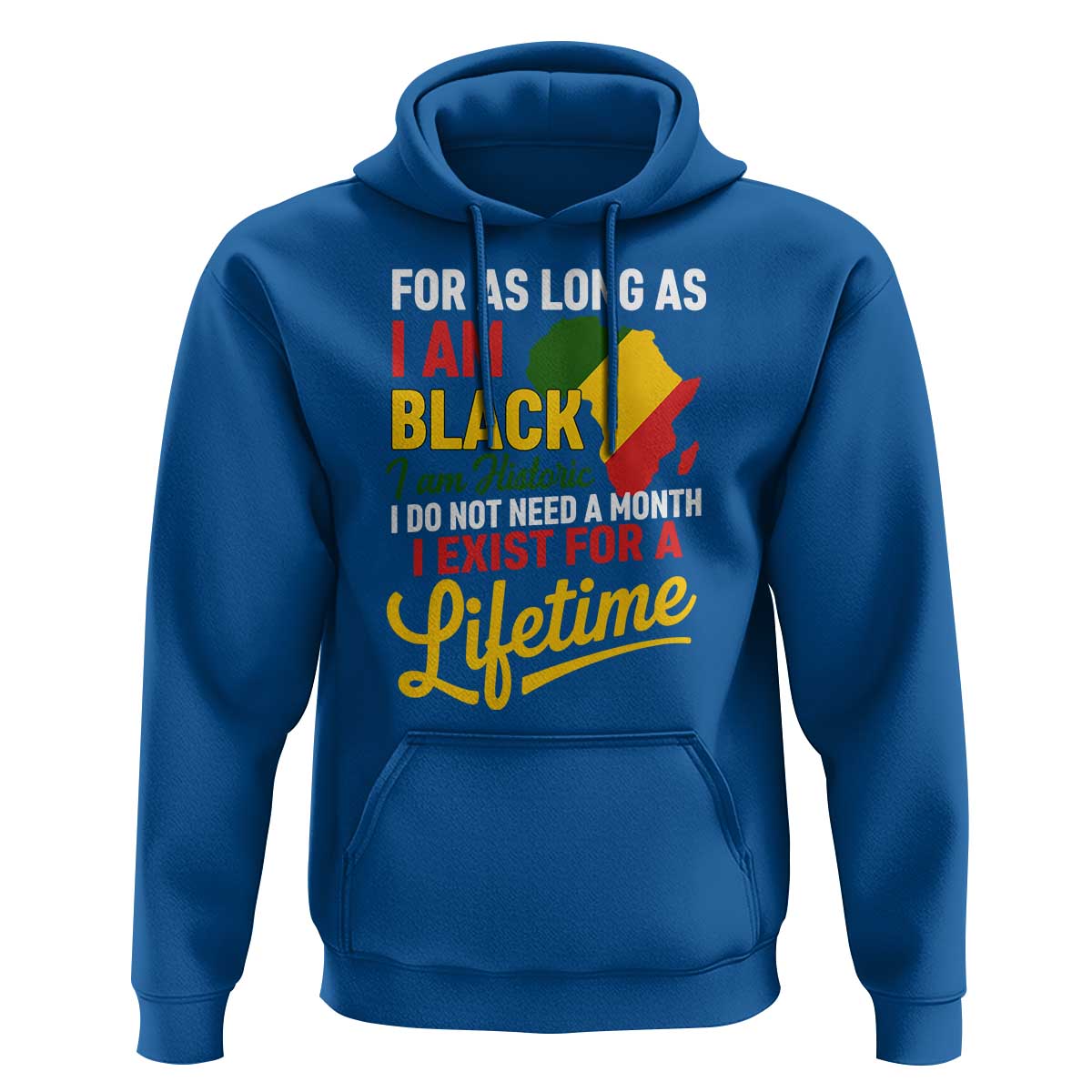 I Am Black History I Exist for a Lifetime Hoodie Black Pride African American Empowerment