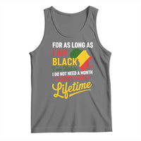 I Am Black History I Exist for a Lifetime Tank Top Black Pride African American Empowerment