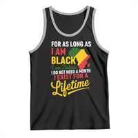 I Am Black History I Exist for a Lifetime Tank Top Black Pride African American Empowerment