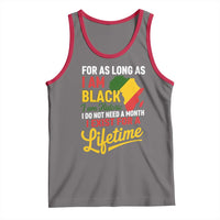 I Am Black History I Exist for a Lifetime Tank Top Black Pride African American Empowerment
