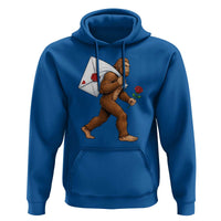 Funny Valentine Bigfoot with Heart Sack Bag Hoodie Romantic Sasquatch Love Letter Valentines Day