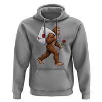Funny Valentine Bigfoot with Heart Sack Bag Hoodie Romantic Sasquatch Love Letter Valentines Day