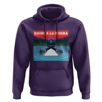 Chinga La Migra Red Eye Laser Loon Hoodie Political Resist Ice Minnesota Protest