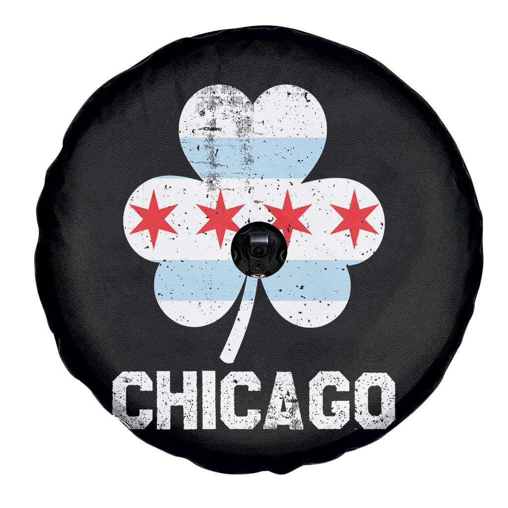 Chicago St Patricks Day Spare Tire Cover South Side Irish Pride Shamrock
