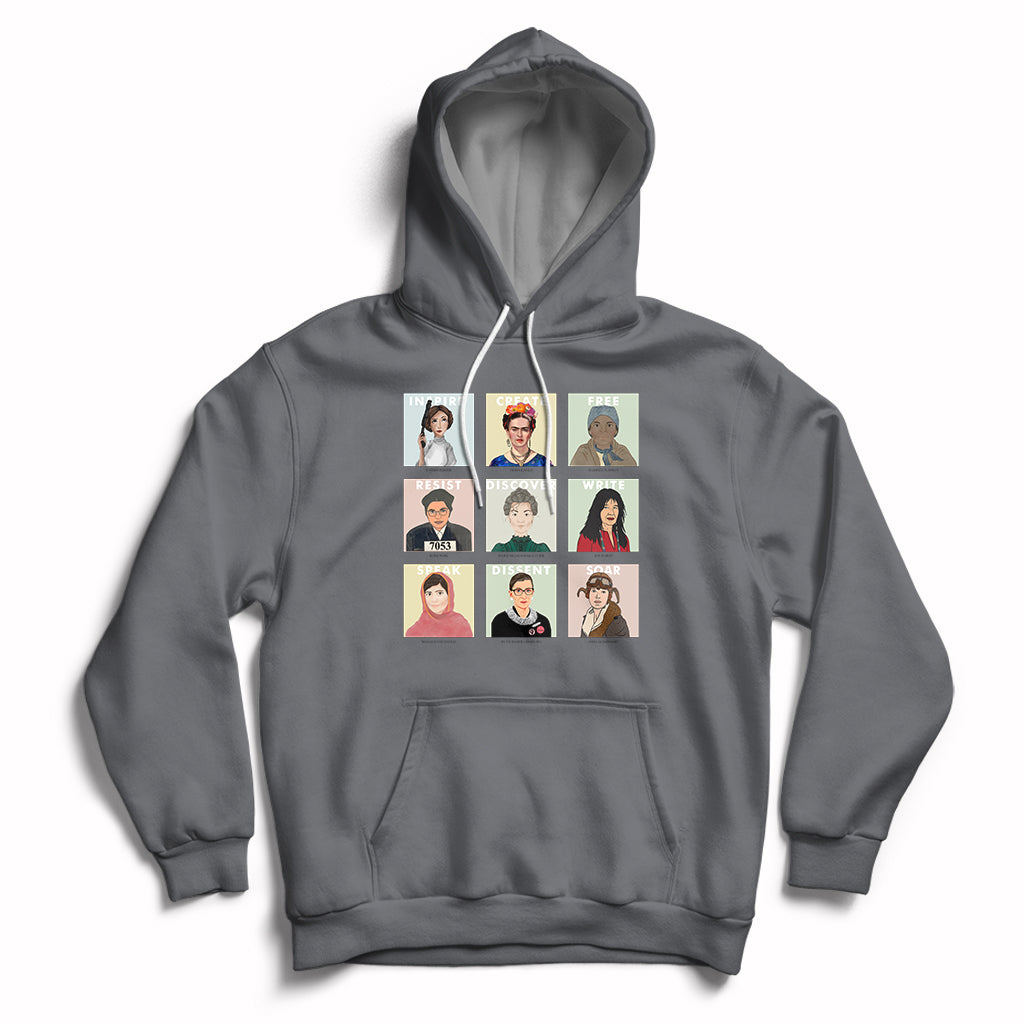 Empowered Women Women's History Month Mother's Day Apparel Hoodie - Wonder Print Shop