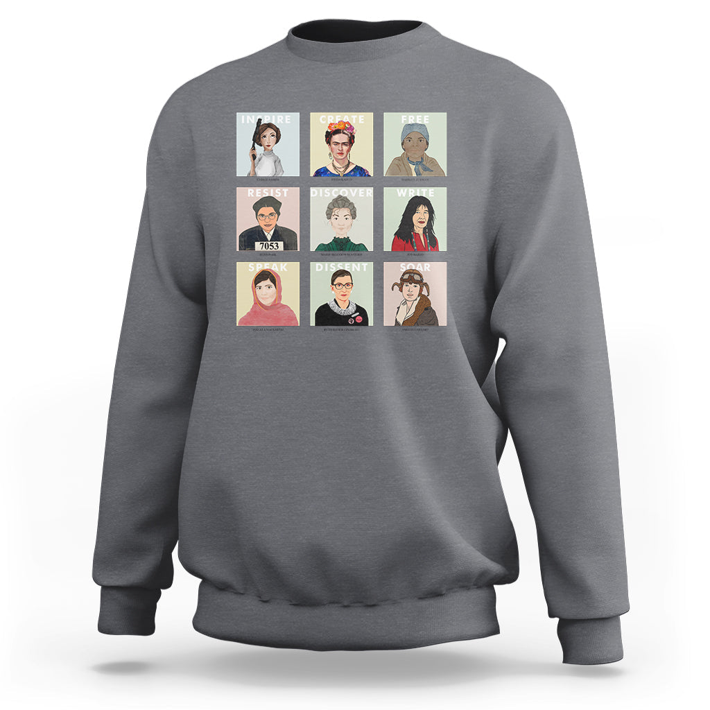 Empowered Women Women's History Month Mother's Day Apparel Sweatshirt - Wonder Print Shop