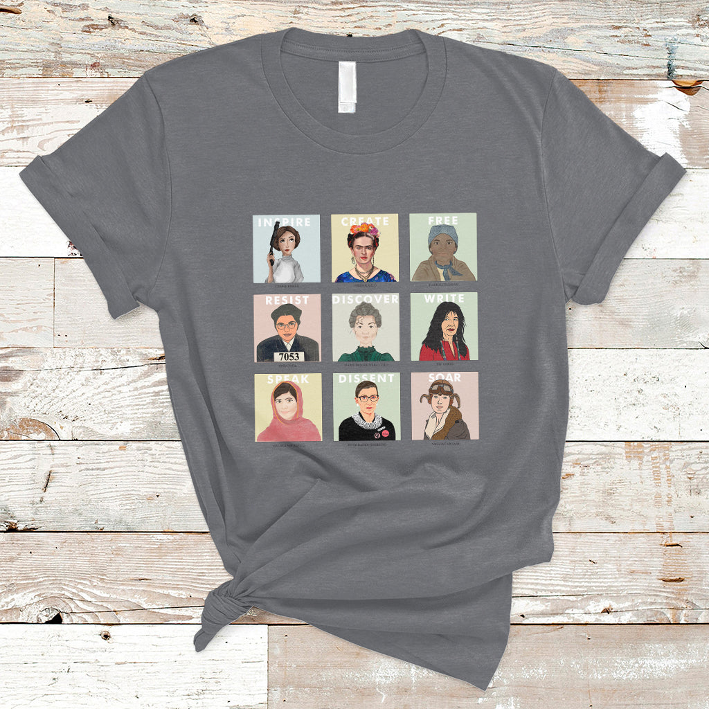 Empowered Women Women's History Month Mother's Day Apparel T-Shirt - Wonder Print Shop
