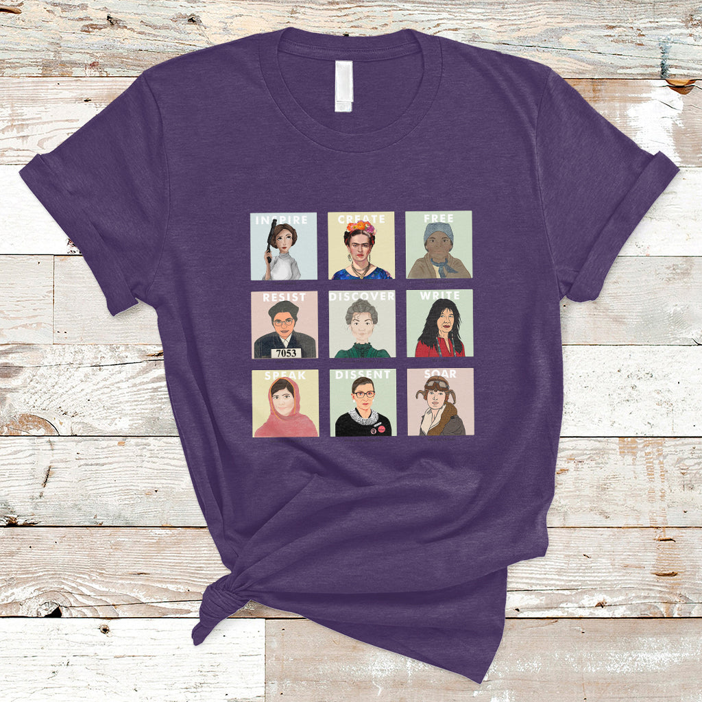 Empowered Women Women's History Month Mother's Day Apparel T-Shirt - Wonder Print Shop