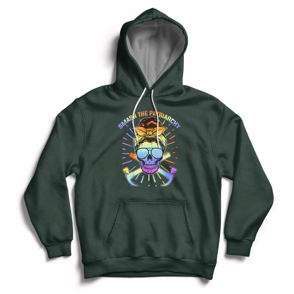 Smash The Patriarchy Feminist Women's Power Empowered Women Hoodie - Wonder Print Shop