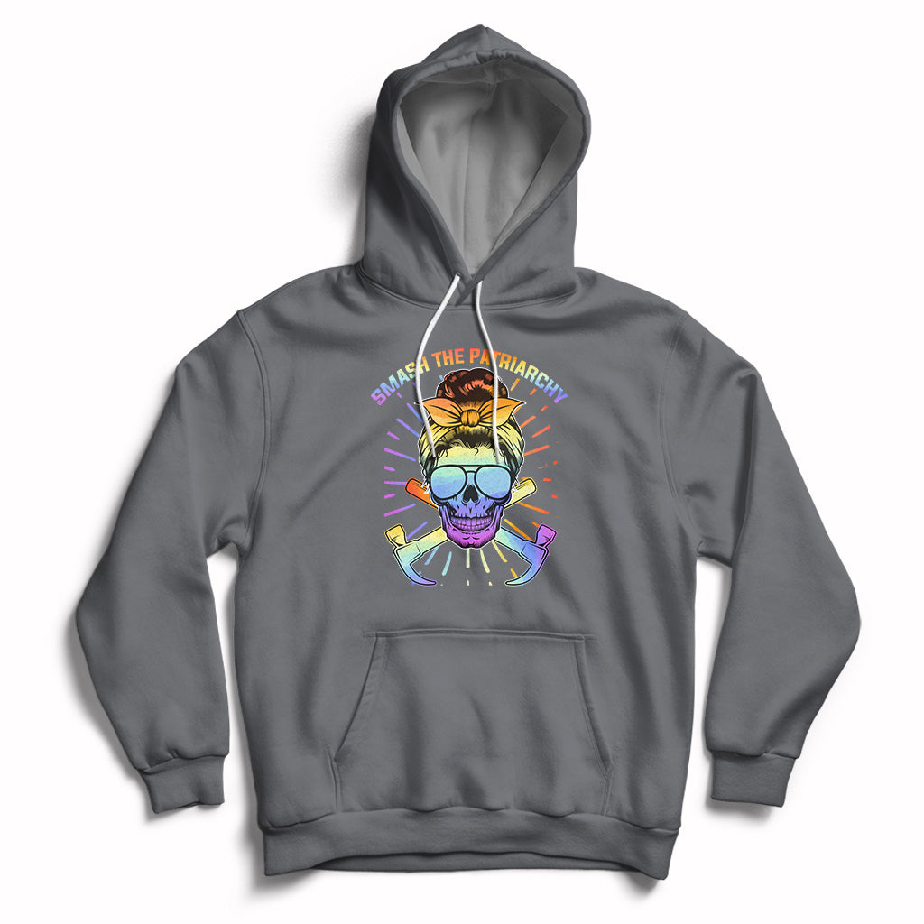 Smash The Patriarchy Feminist Women's Power Empowered Women Hoodie - Wonder Print Shop