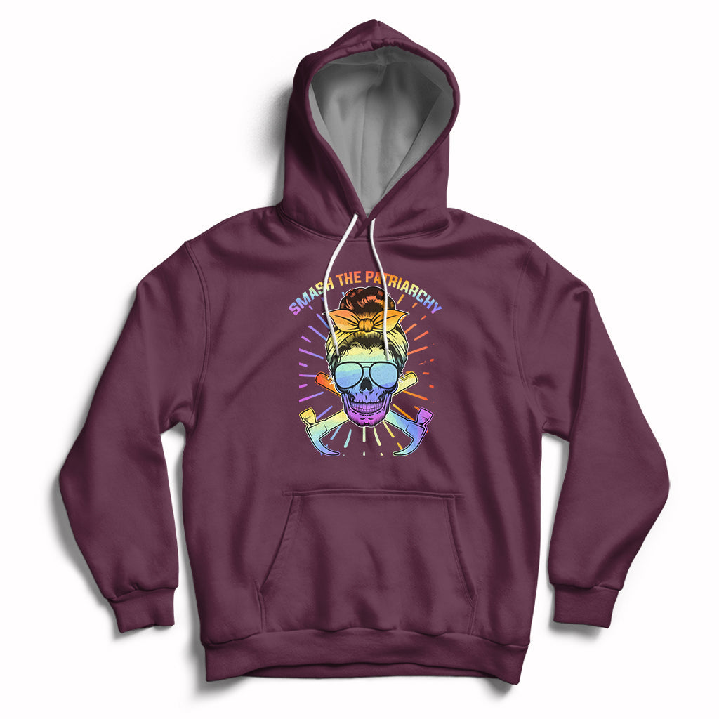Smash The Patriarchy Feminist Women's Power Empowered Women Hoodie - Wonder Print Shop