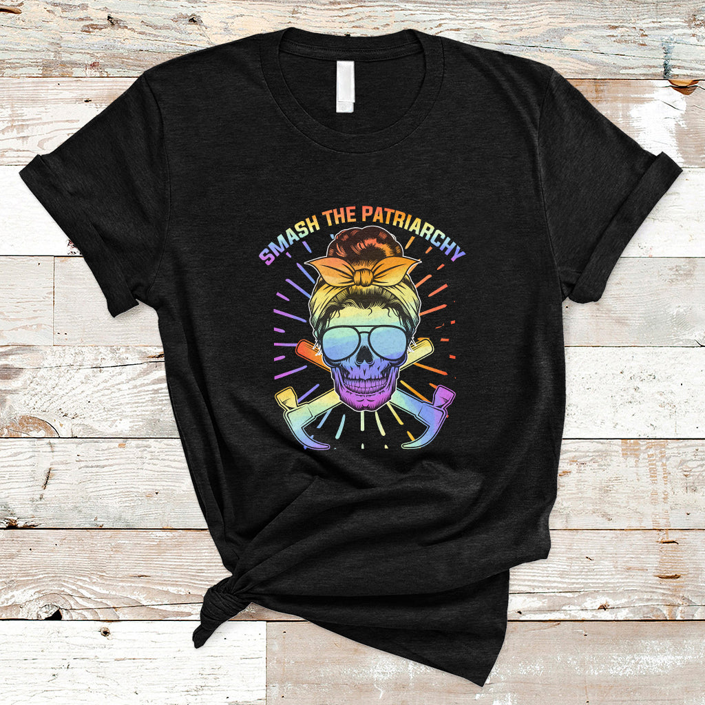 Smash The Patriarchy Feminist Women's Power Empowered Women T-Shirt - Wonder Print Shop