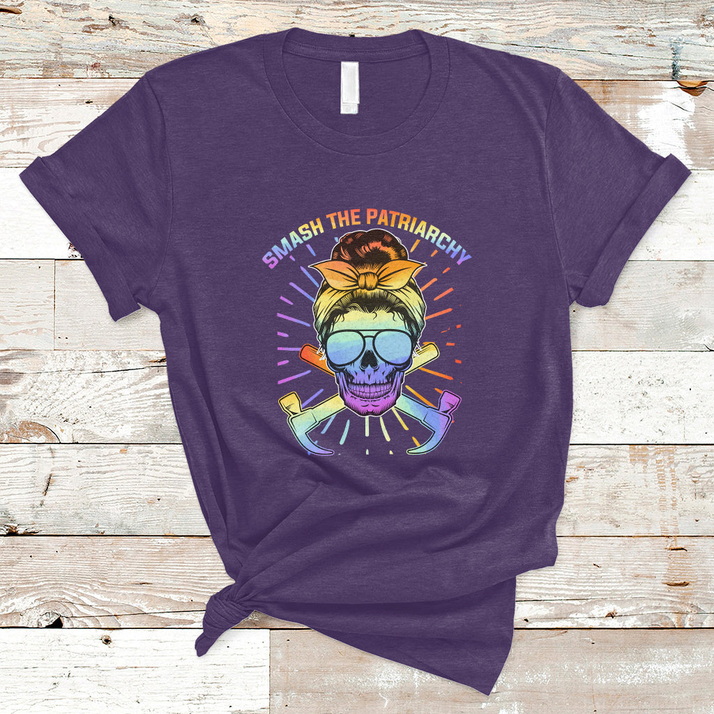 Smash The Patriarchy Feminist Women's Power Empowered Women T-Shirt - Wonder Print Shop