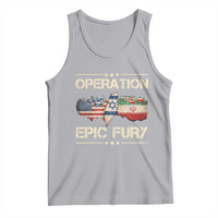 Operation Epic Fury USA Israel Tank Top Patriotic Military Peace Through Strength