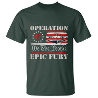 Operation Epic Fury We The People 47 Patriotic Flag T Shirt B2 Spirit Constitutional Freedom Statement
