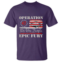 Operation Epic Fury We The People 47 Patriotic Flag T Shirt B2 Spirit Constitutional Freedom Statement