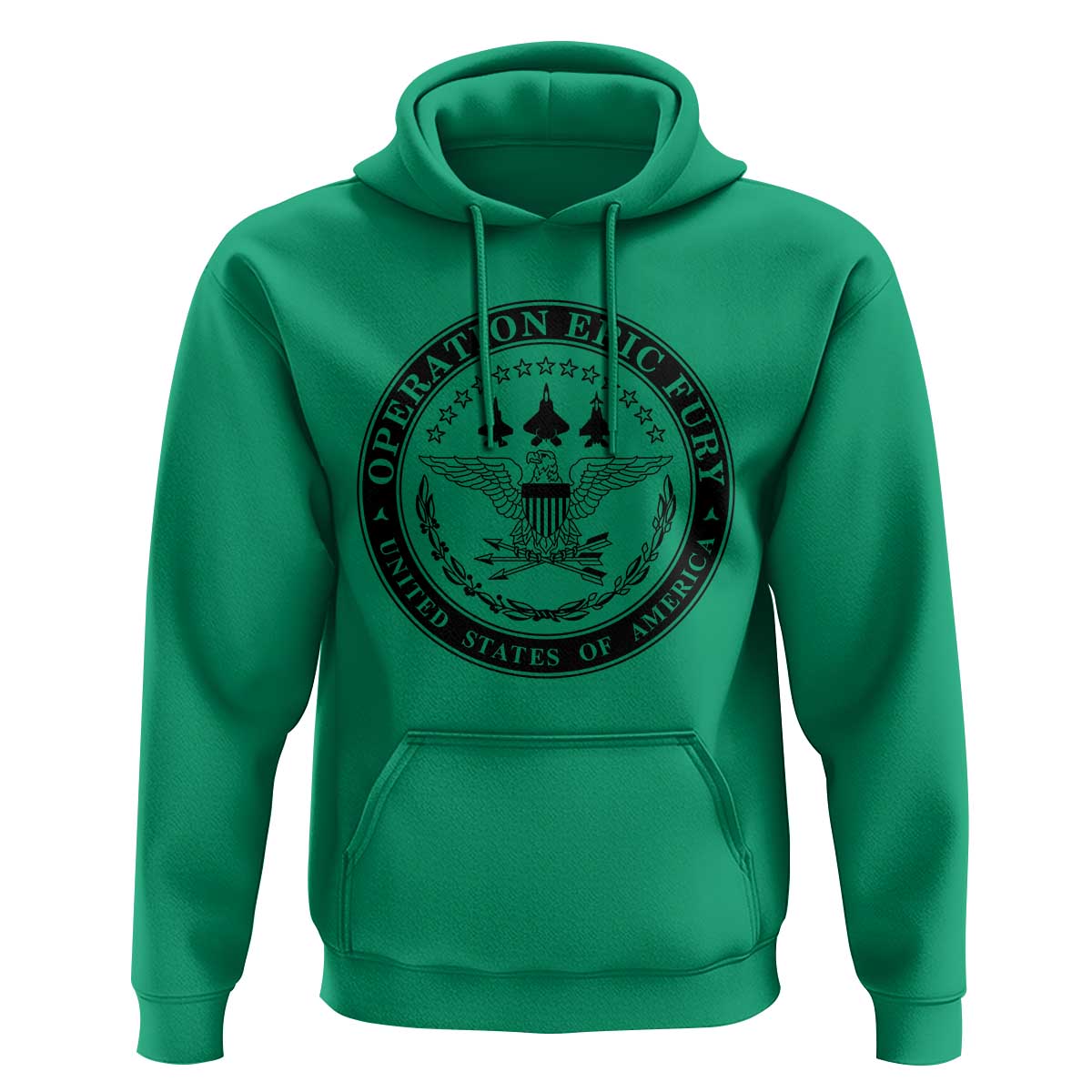 Operation Epic Fury USA Military Seal Hoodie Patriotic Air Power Aviation Tribute
