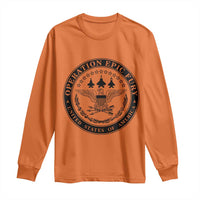 Operation Epic Fury USA Military Seal Long Sleeve Shirt Patriotic Air Power Aviation Tribute