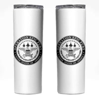Operation Epic Fury USA Military Seal Skinny Tumbler Patriotic Air Power Aviation Tribute